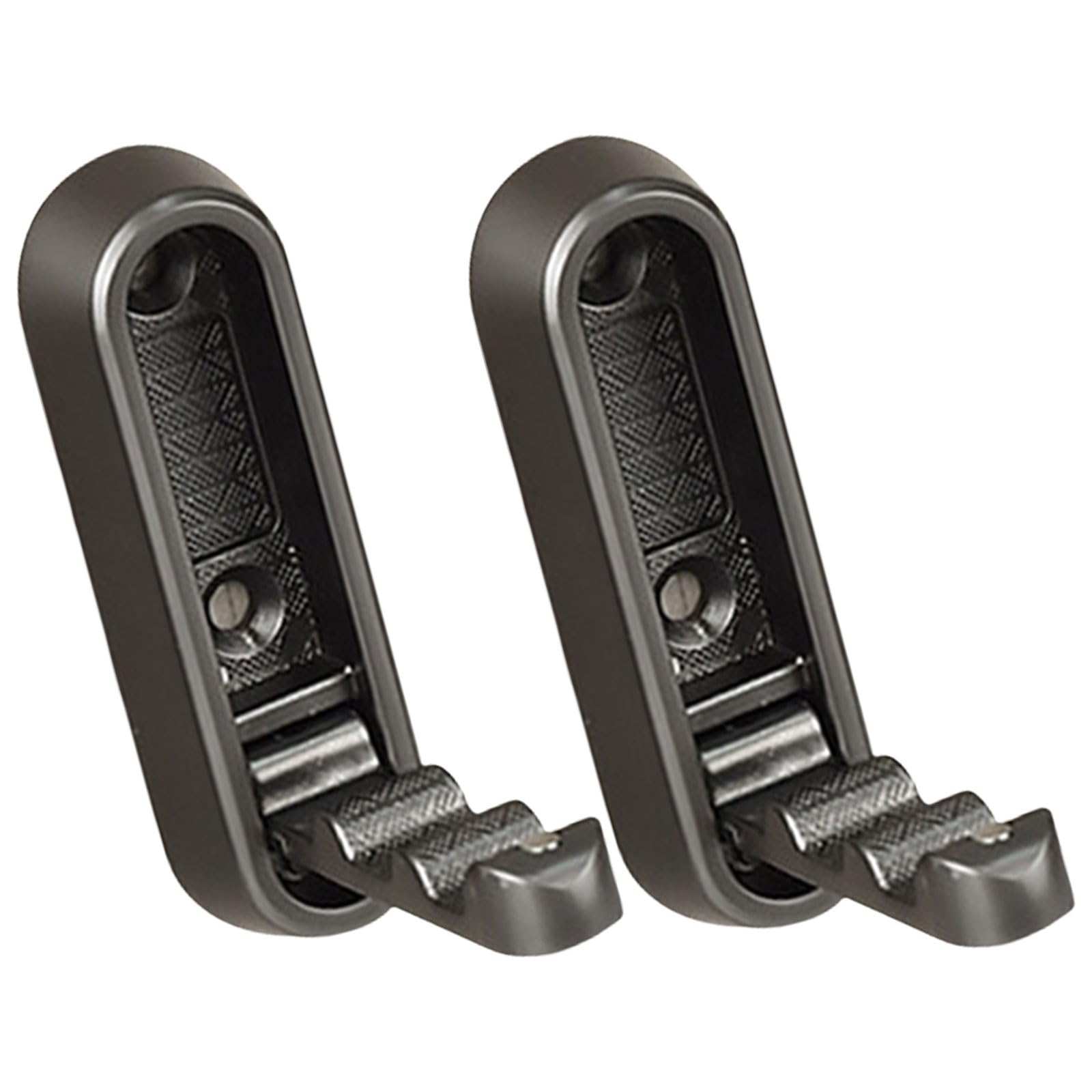 Newft Pearl Gray 2Pcs Foldable Towel Hook Space Saving Wall Mount Hook Elegant Wall Mounted Folding For Bathroom Closet & Kitchen Easy Installs Mount