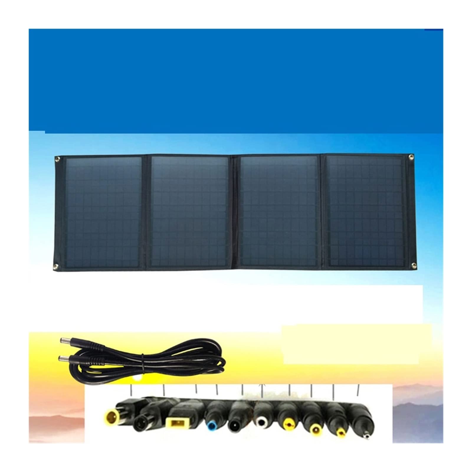 Pannello Solare Pacchetto di Ricarica Solare for Esterni 40W 18V Notebook for Tablet for Telefoni Cellulari Alimentatore Solare di Emergenza for Ricarica Portatile