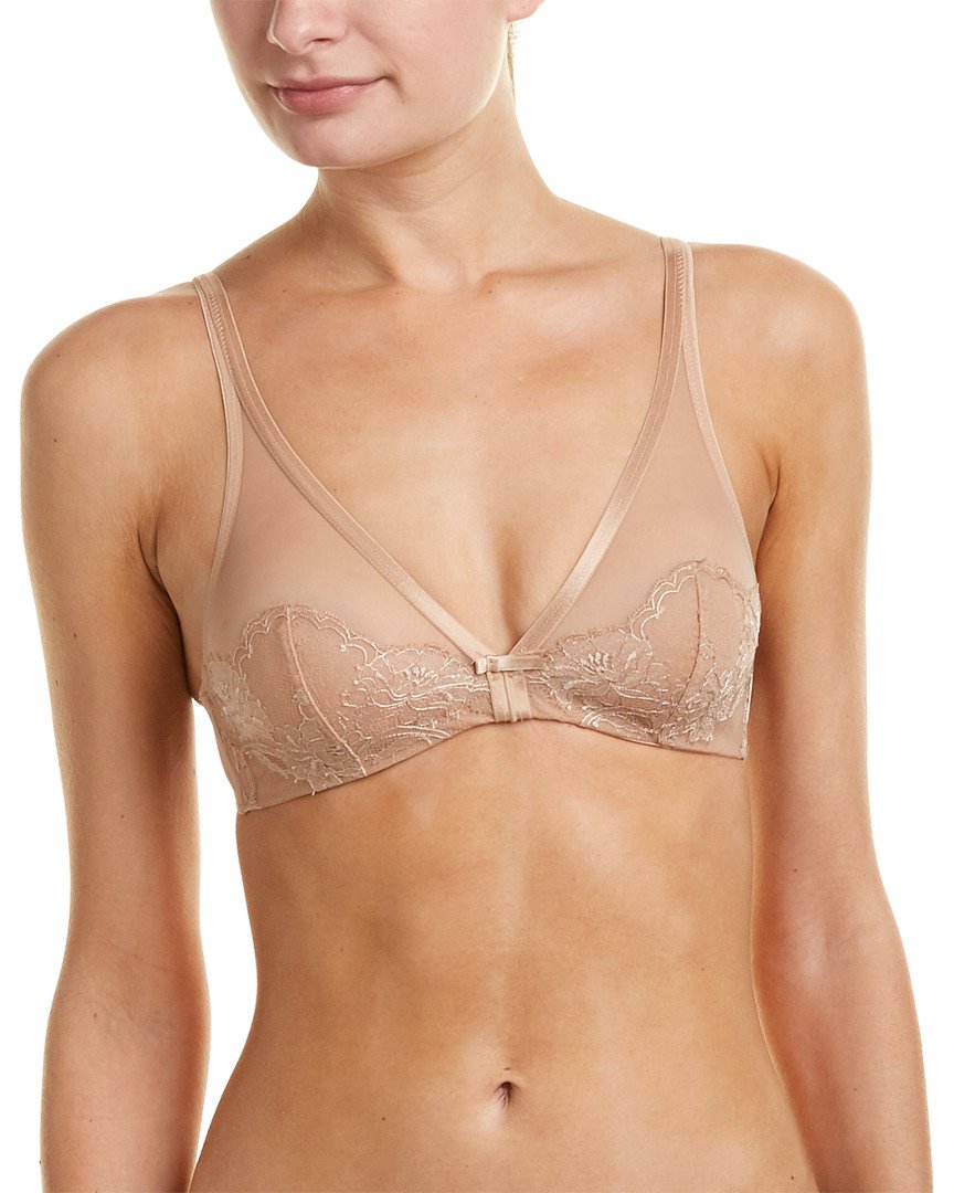 NatoriWomen's Josie Natori Couture Chantilly Lace Plunge Bra - Beige -