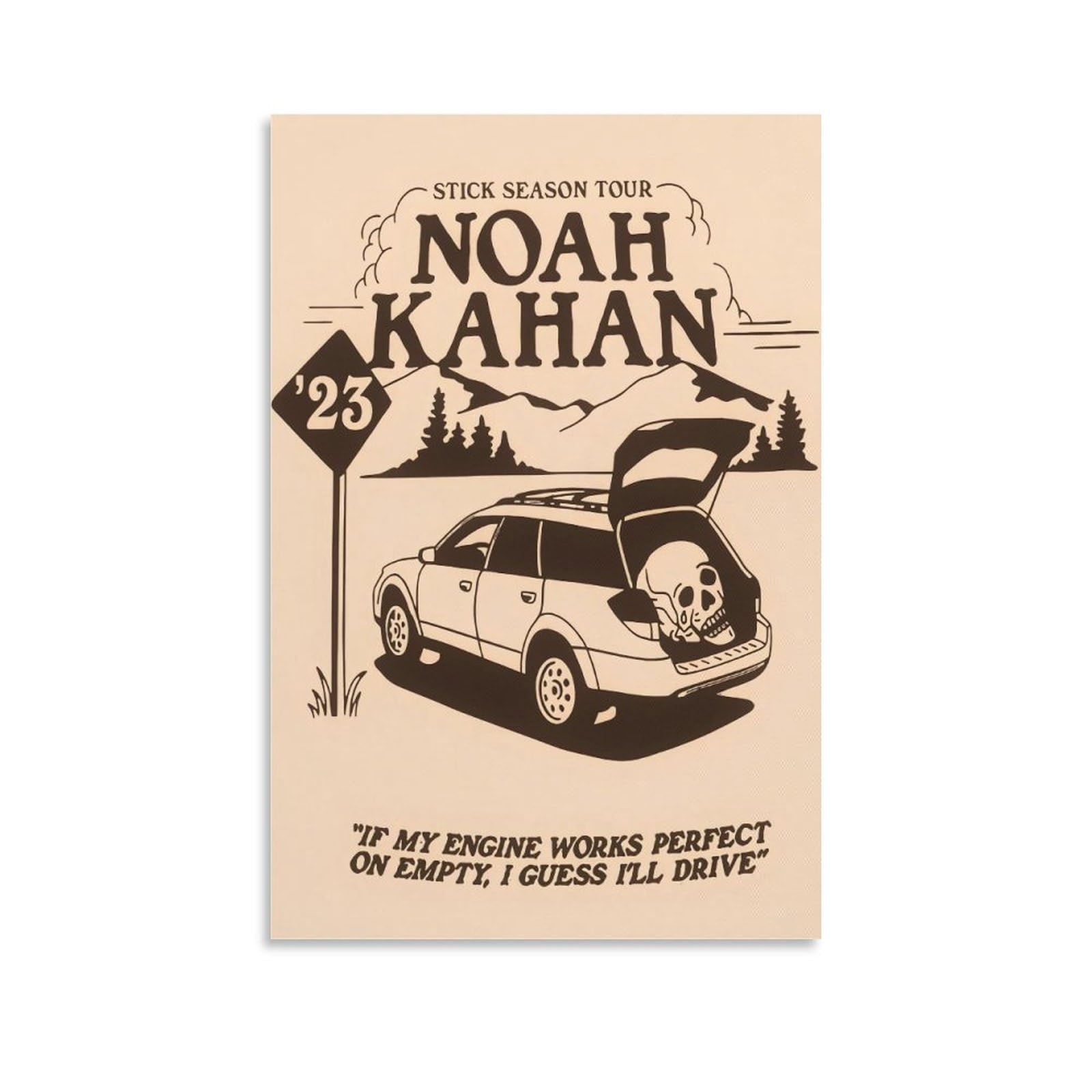 QUANQIUYING Noah Singer Kahan Canvas HD Wall Mount Poster Decoration Wall Art Posters, Suitable for Living Room Bedroom, Etc. 12x18inch(30x45cm)