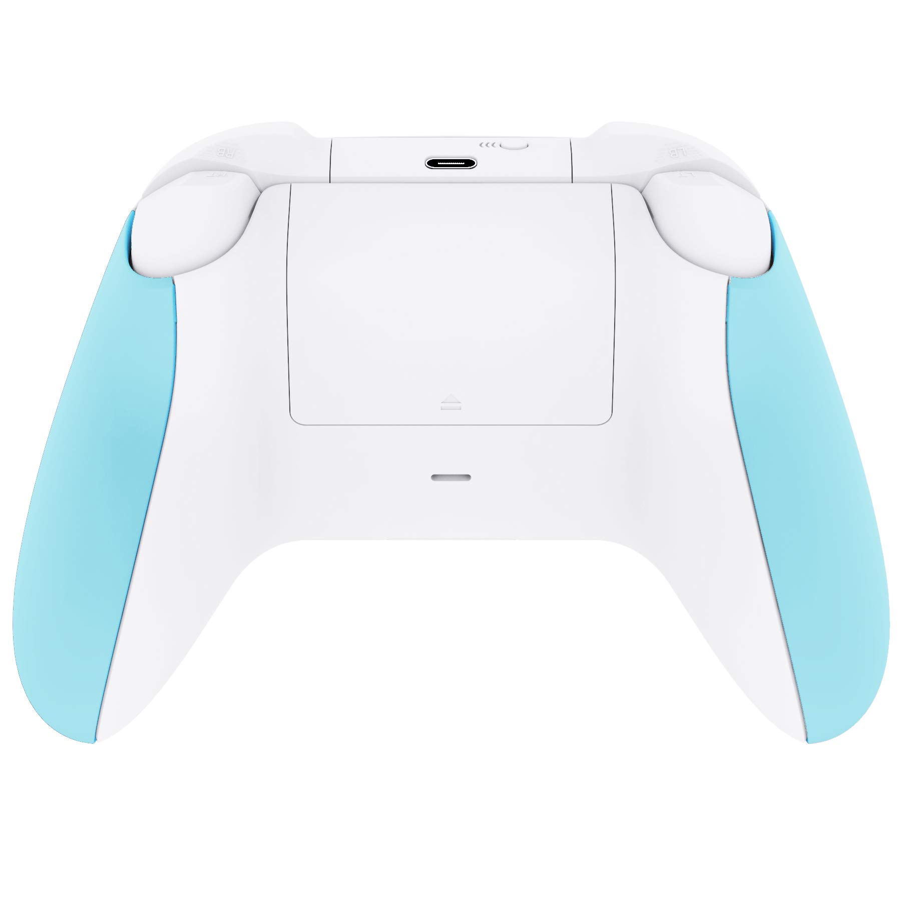 eXtremeRate Cover Joystick Custodia Copertura Frontale con Impugnatura Grip Pannello DIY Ricambio per Xbox Series X S Controller Model 1914-Celeste