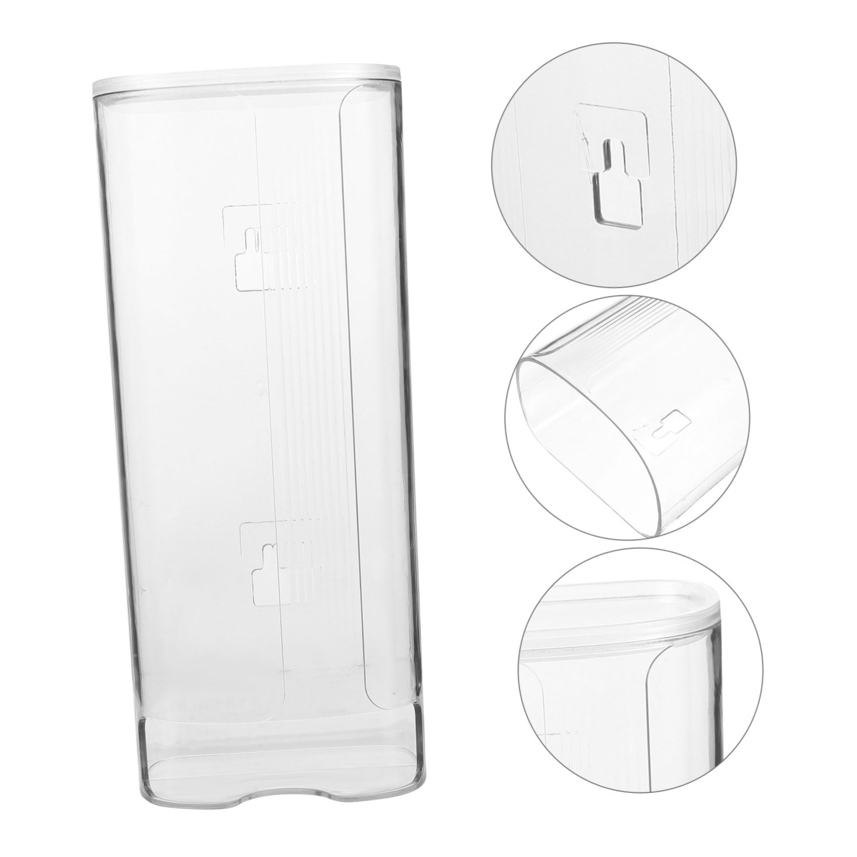 COLLBATH Distributeur De Poubelles Mural Sécurisé Support De en Plastique Facile À Utiliser Et À 3 Pièces