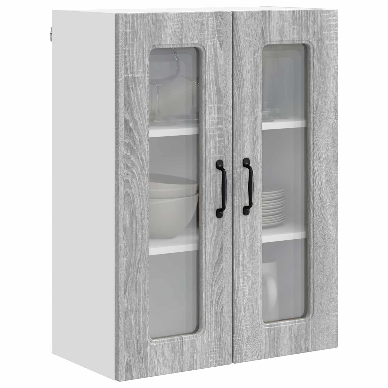 Panneau de lave-vaisselle Kalmar étagère cuisine gris Sonoma