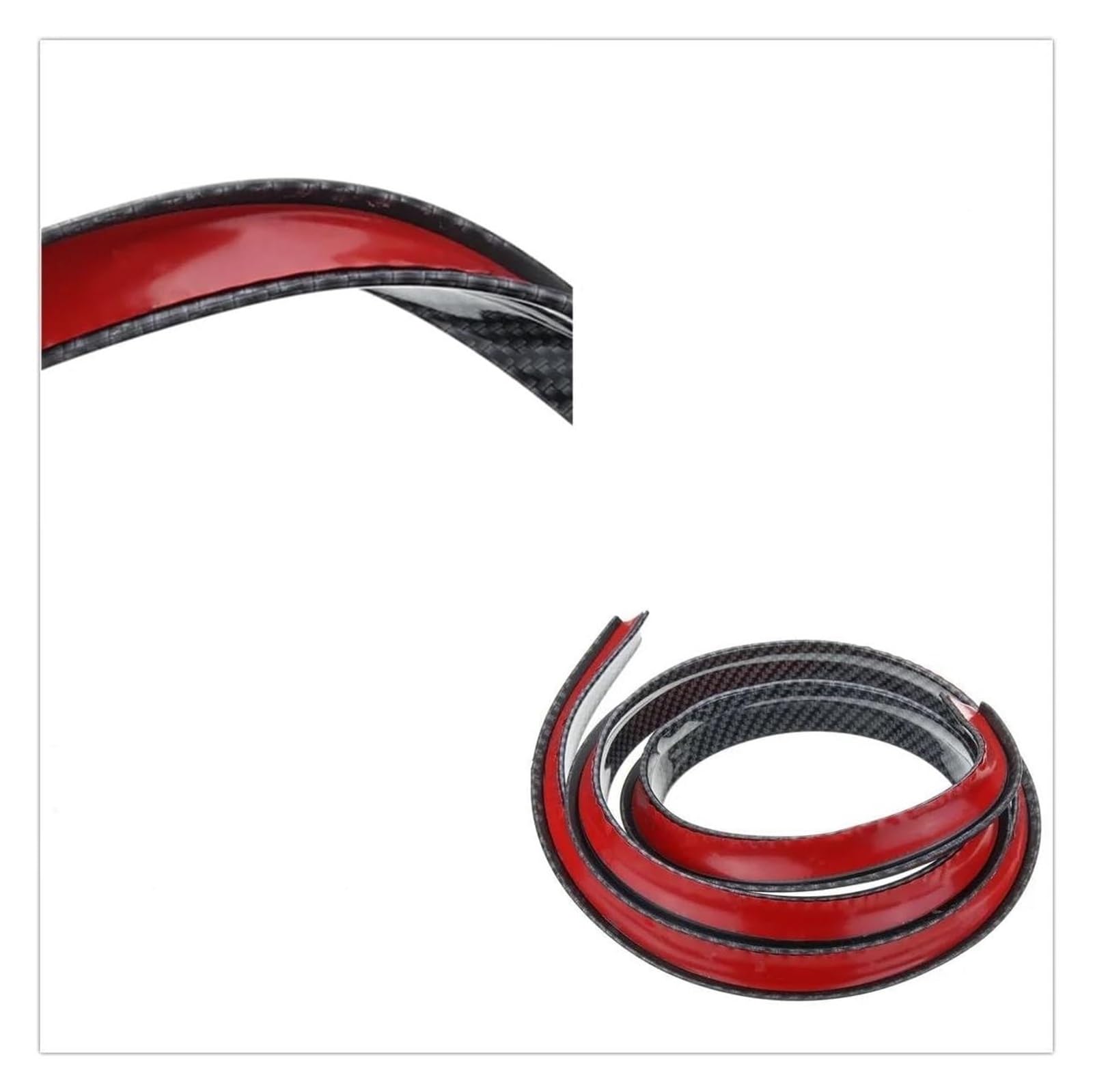 1,5 M Extensions De Bande Passage Roue Anti-Rayures Garde-Boue Voiture Fender Flare Extension Moulure Sourcil Garniture 4 X Carbone Sourcil Roue Voiture(4 X Carbon)