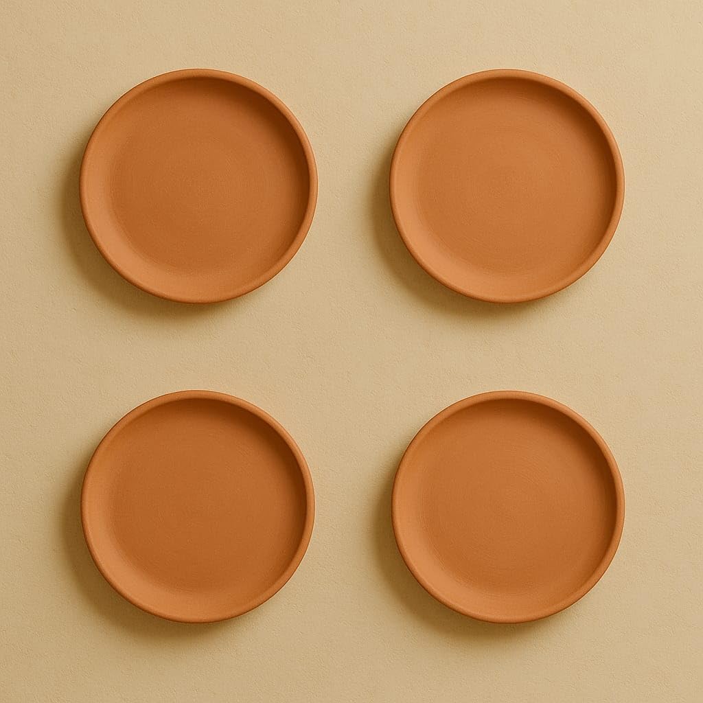 Terracotta Wall Plates - Handcrafted Rustic Décor -17