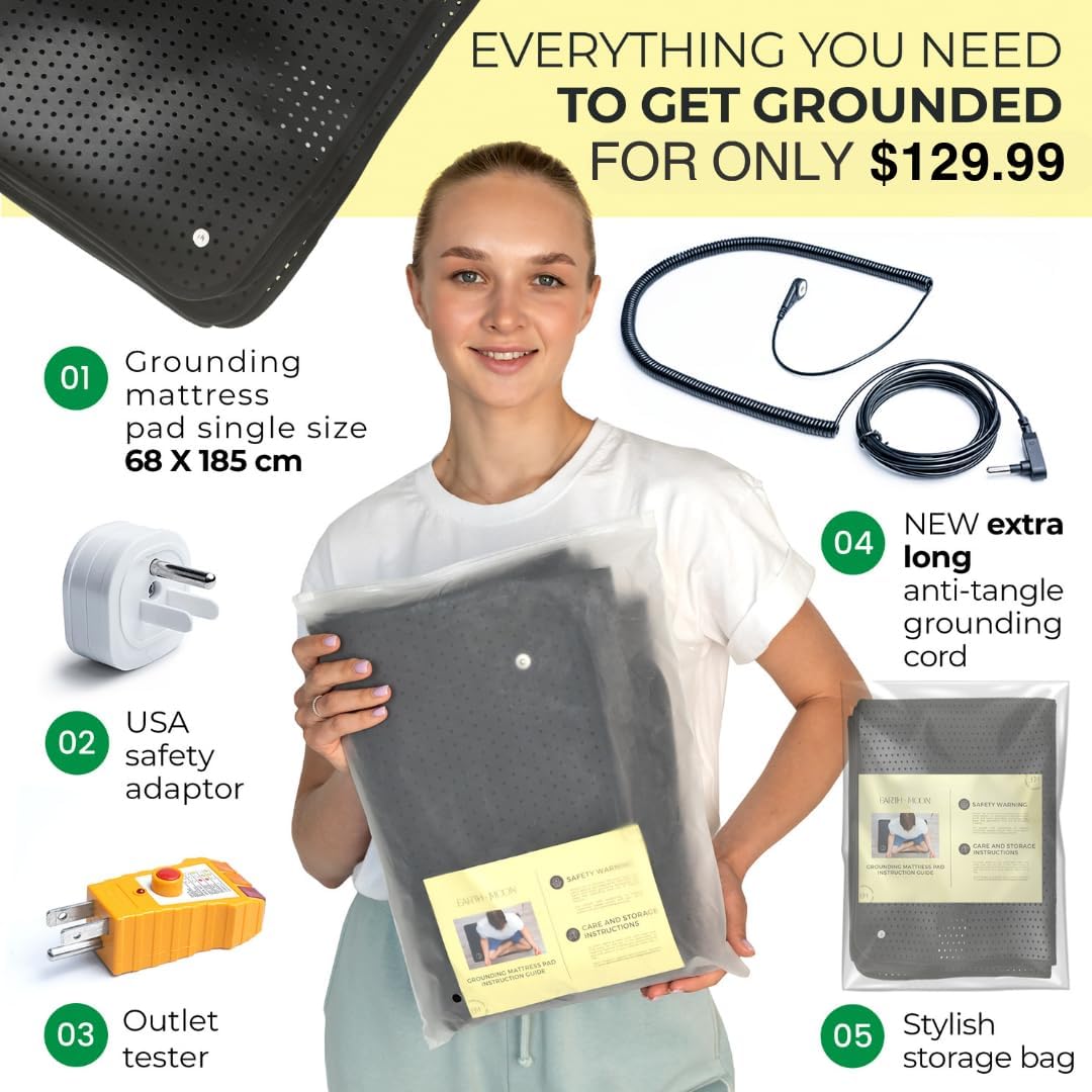 "Earth and Moon Grounding Mat for Bed" - Image 3