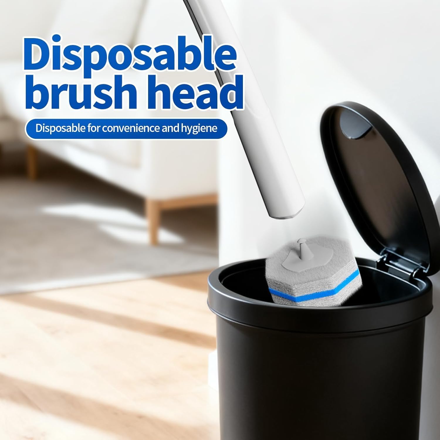 100 Count Toilet Wand Refills for Clorox, Disposable Toilet Brush Compatible with Clorox ToiletWand Cleaning System, Upgrade Toilet Bowl Cleaner Refill Pads for Closestool Cleaning