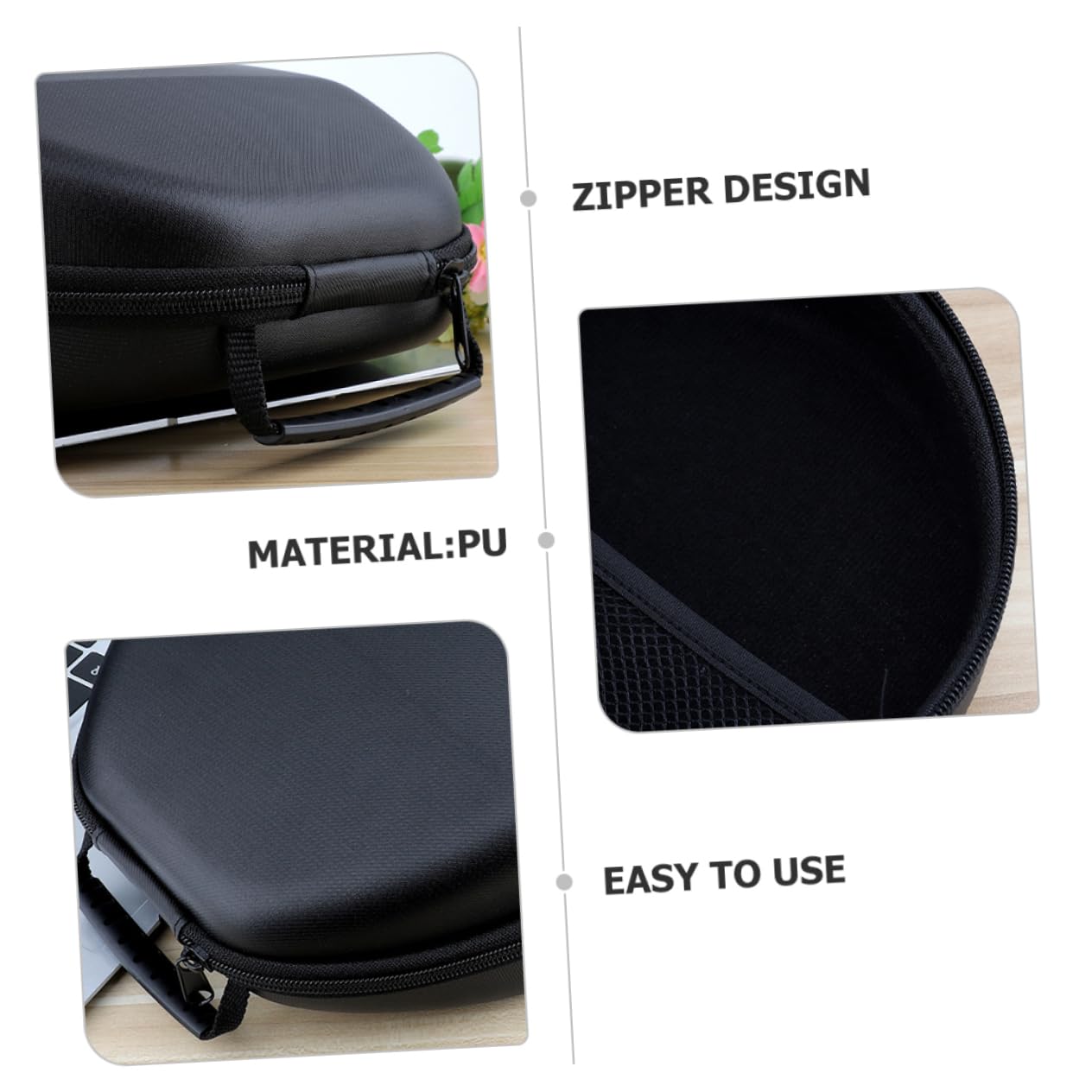 Funda De Transporte para Auriculares Bolsa De Almacenamiento De Auriculares Portátil Estuche