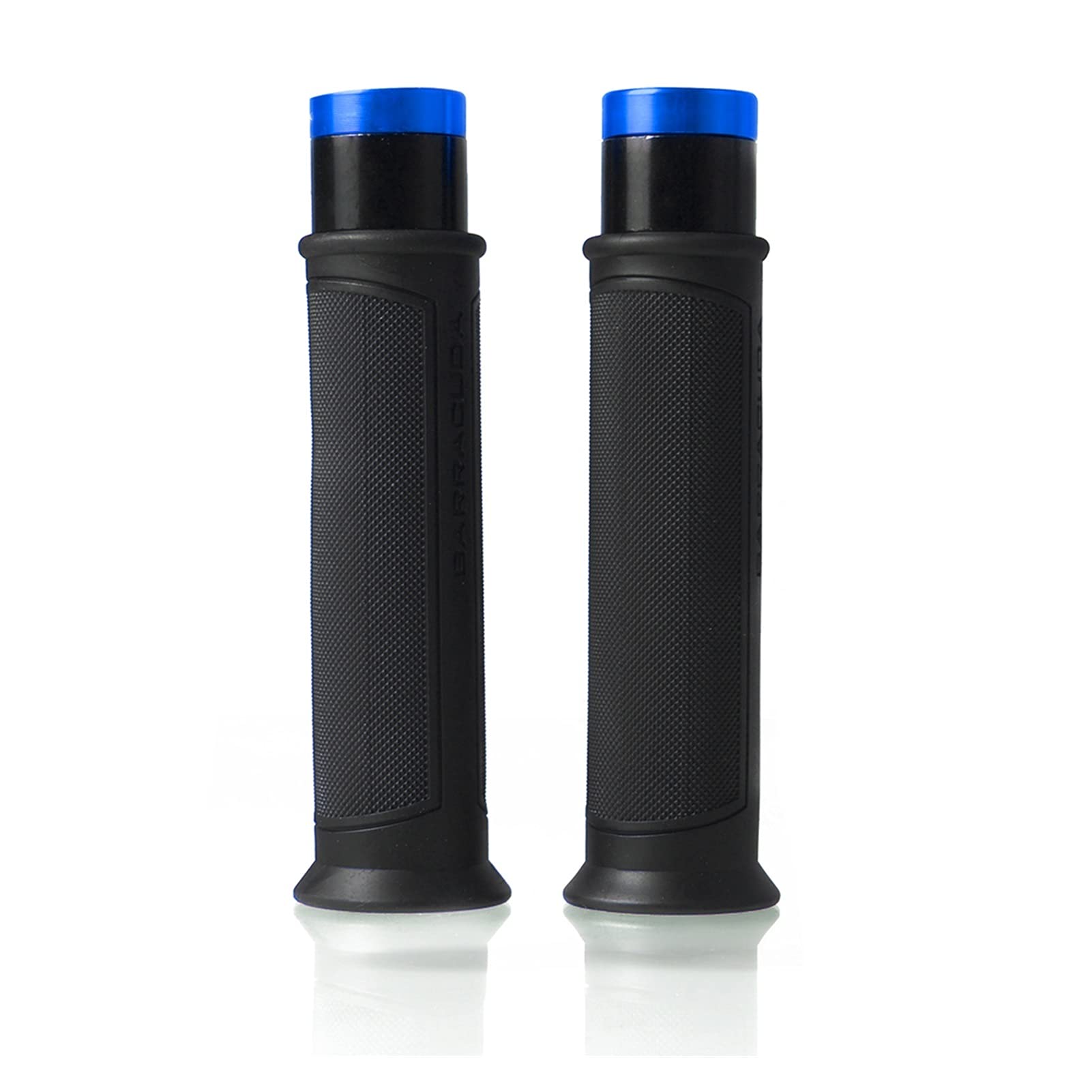 Poignée de moto 7/8 22mm bleue avec embouts de guidon pour Suzuki GSXR 600 et 750 K6 à K9