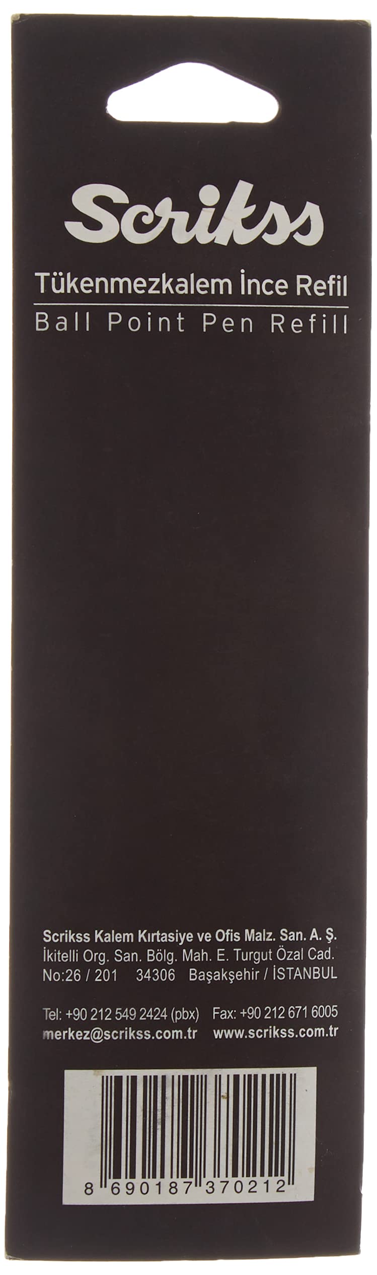 Scrikss 711 Slim Tükenmez Refil Mavi