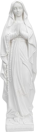 Miniatura 5 de Estatua Blanca Nuestra Señora de Lourdes (24")