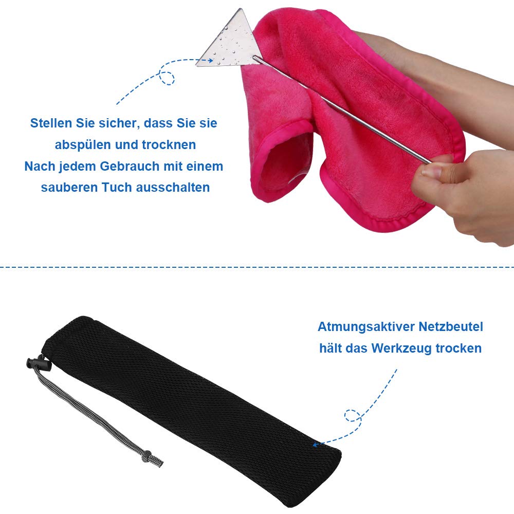RVS Aquarium Toolset 23 centimeter | 5 delig