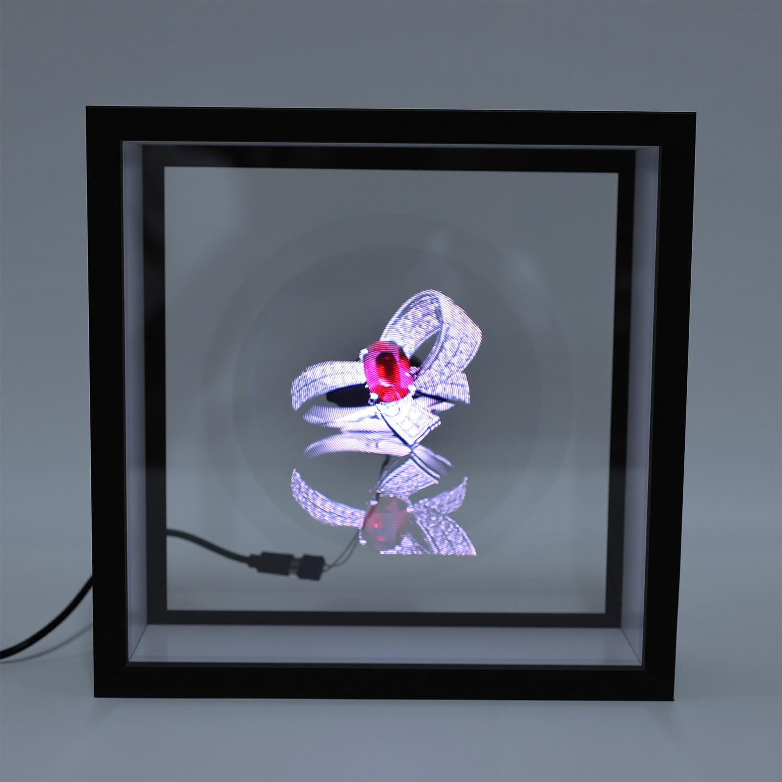 Ventilador Holograma 3D, 96 LED 2000x192, Control por App