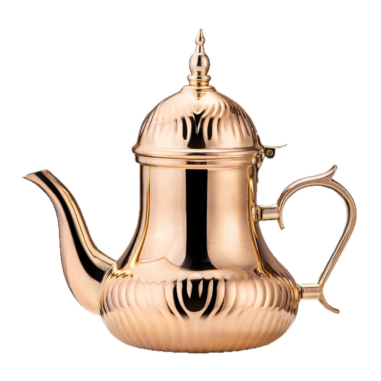 Piceioep Spacious 1.4L Arabic Styles Tea and Coffee Maker Crafted From Sturdy Nonrust Steel Large Capacity Tea Container Rustless Container
