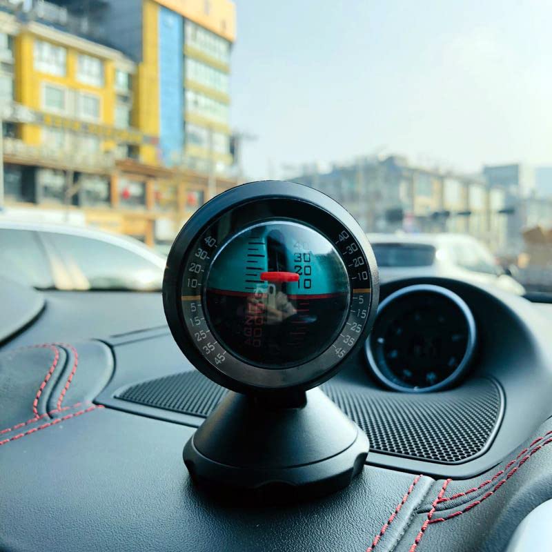 Inclinometro Per Auto Nero - Indicatore Pendenza Per Sicurezza Stradale - Foto 9