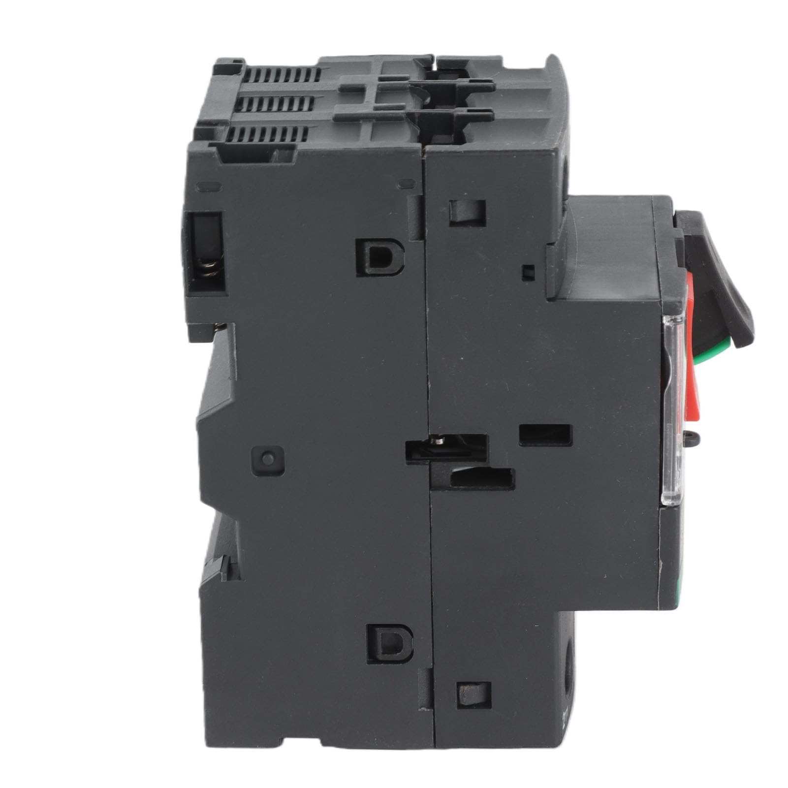 Disyuntor de Motor 3P 1.6-2.5A AC690V, Protección para Motor con Retardante de Llama, Montaje en Riel Guía de 35 mm, Interruptor de Circuito Trifásico para Control de Carga Industrial