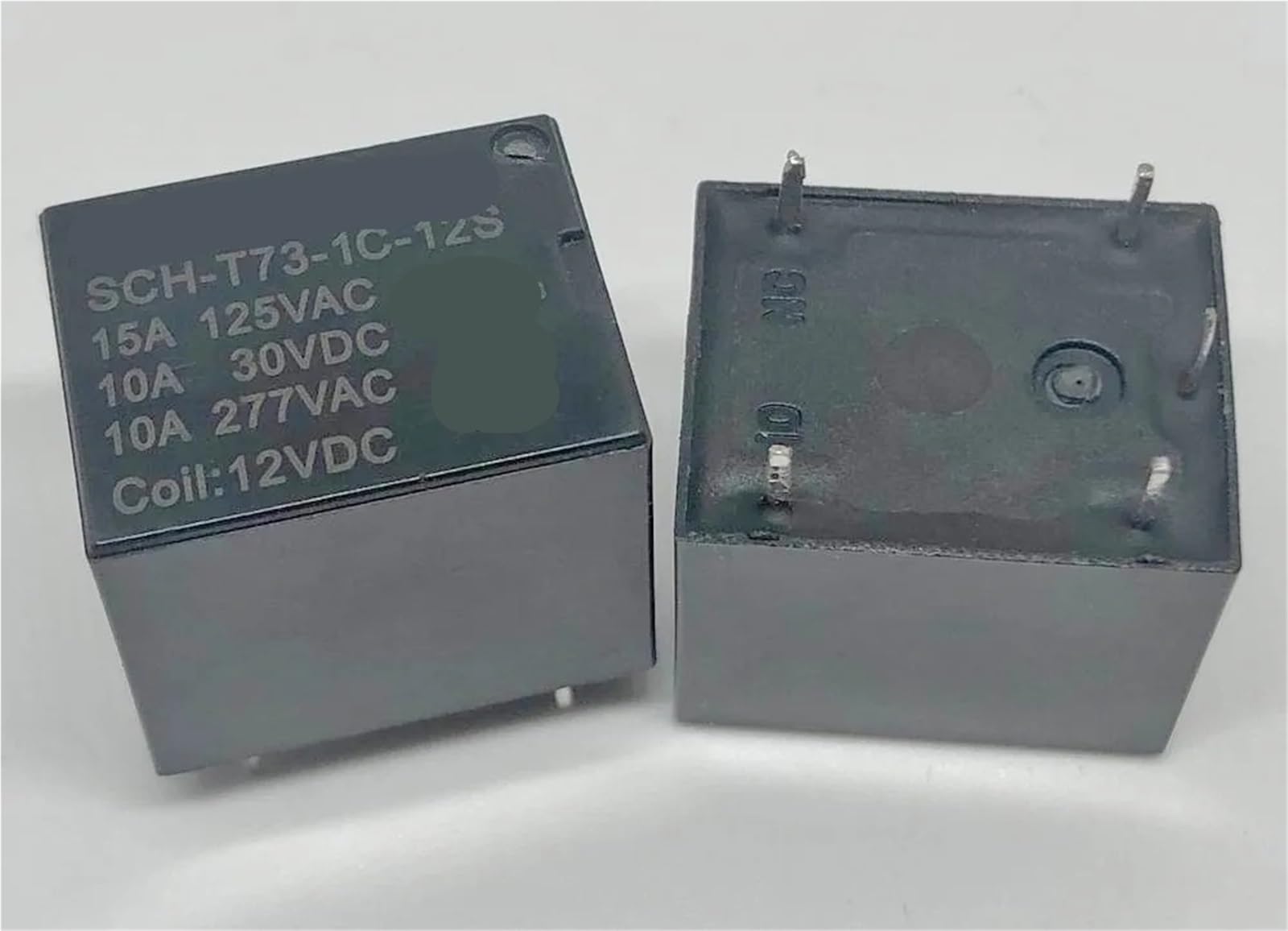 Relé T73C-12V-10A con 5 pines para conmutación eficiente de corriente alta 4