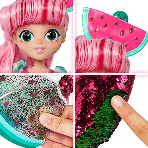Muñeca Fidgie Friends Watermellow Sirena 10.5 Pulg miniatura 2