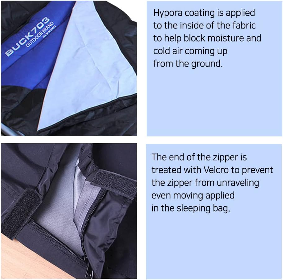 Buck 703 hypora Coating Waterproof Sleeping Bag Cover for Camping Travel Outdoor 82 x 35.4in