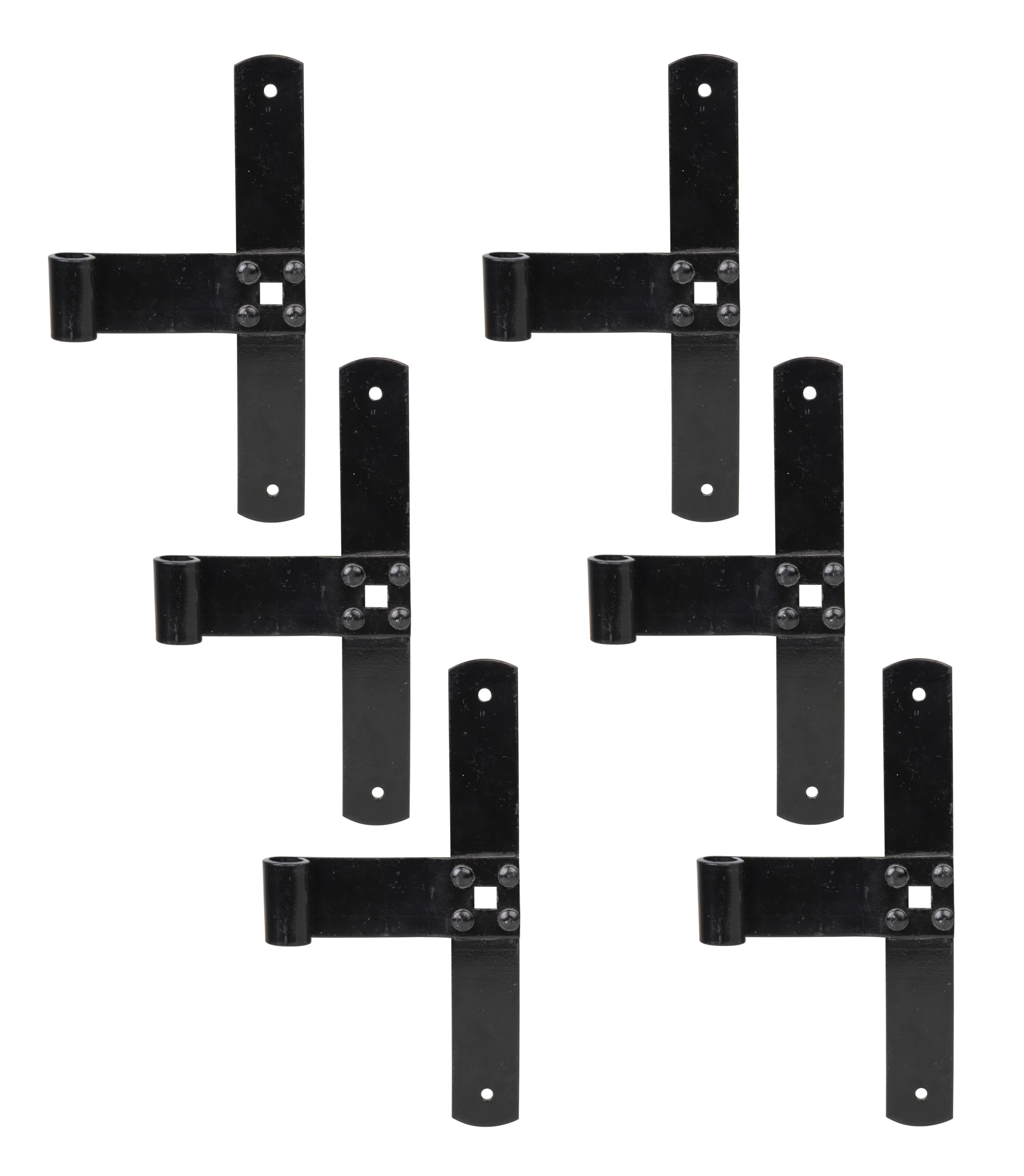 Bande croisee noire Alberts 180 x 30 mm lot de 6 pour installer vos barrieres de jardin en bois
