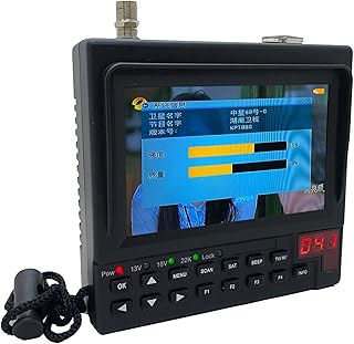Satellite Finder Signal Meter KPT 356H DVB-S2 Satfinder Fast Tracking Full HD Digital Satellite Finder Meter MPEG-4 Modulator DVB-S Sat Finder for Adjusting Sat Dish (Color : KPT-268Z, S