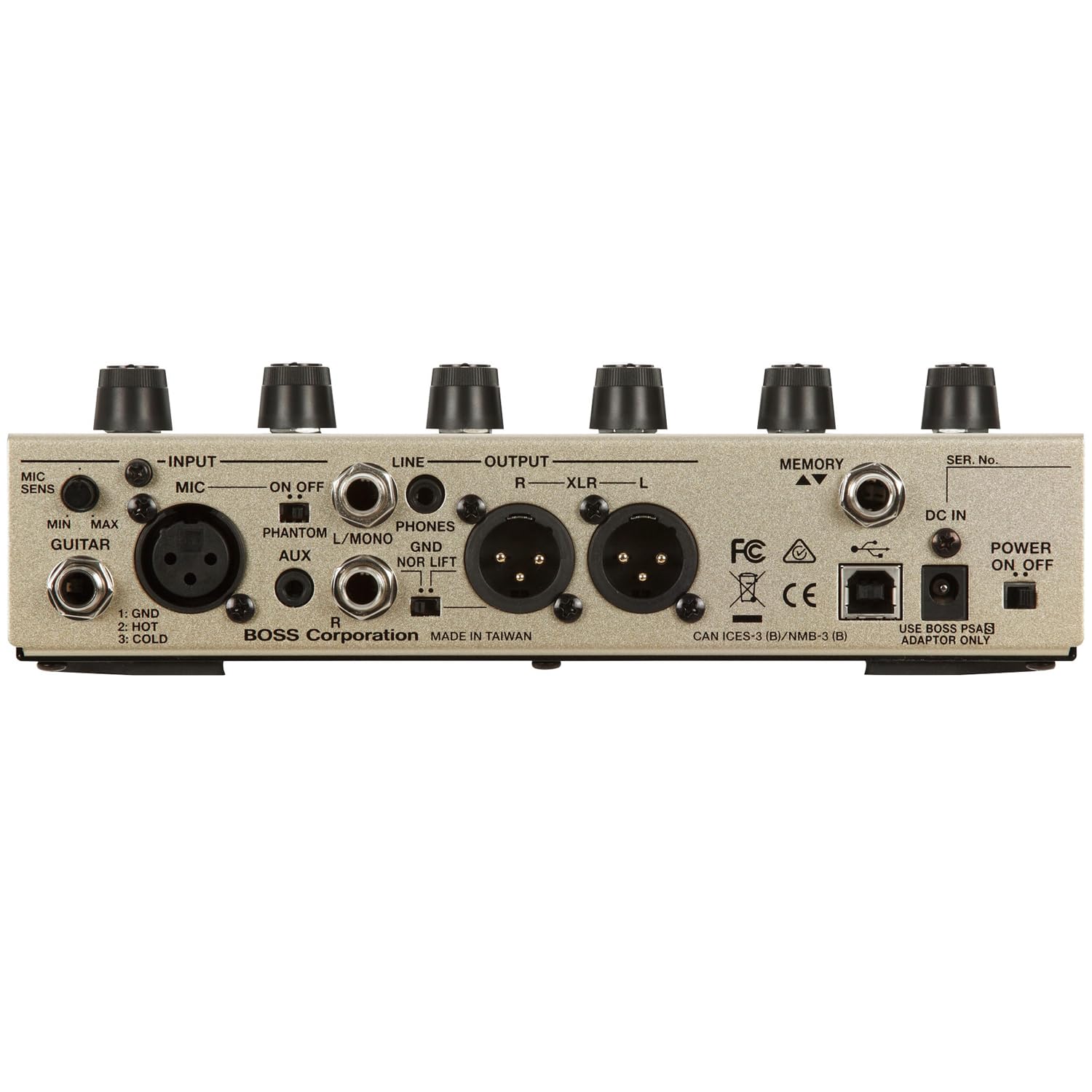 Boss VE-8 Acoustic-Singer Effektgerät für Gesang und Gitarre mit keepdrum XLR-Kabel
