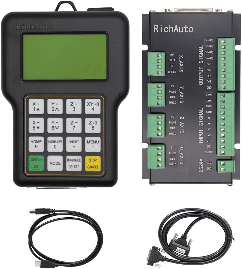 Plasma Cutting Controller with Handle RichAuto DSP A12E Plasma Cutting Machine Motion Control System English Version