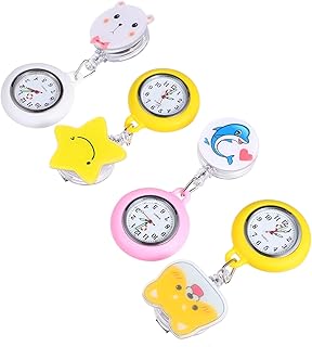 4 Pçs Relógio De Enfermeira Relógio De Enfermeira Distintivo De Enfermeira Relógios Femininos Moda Enfermeira Relógio De Distintivo De Bolso Relógio De Lapela De Enfermeira