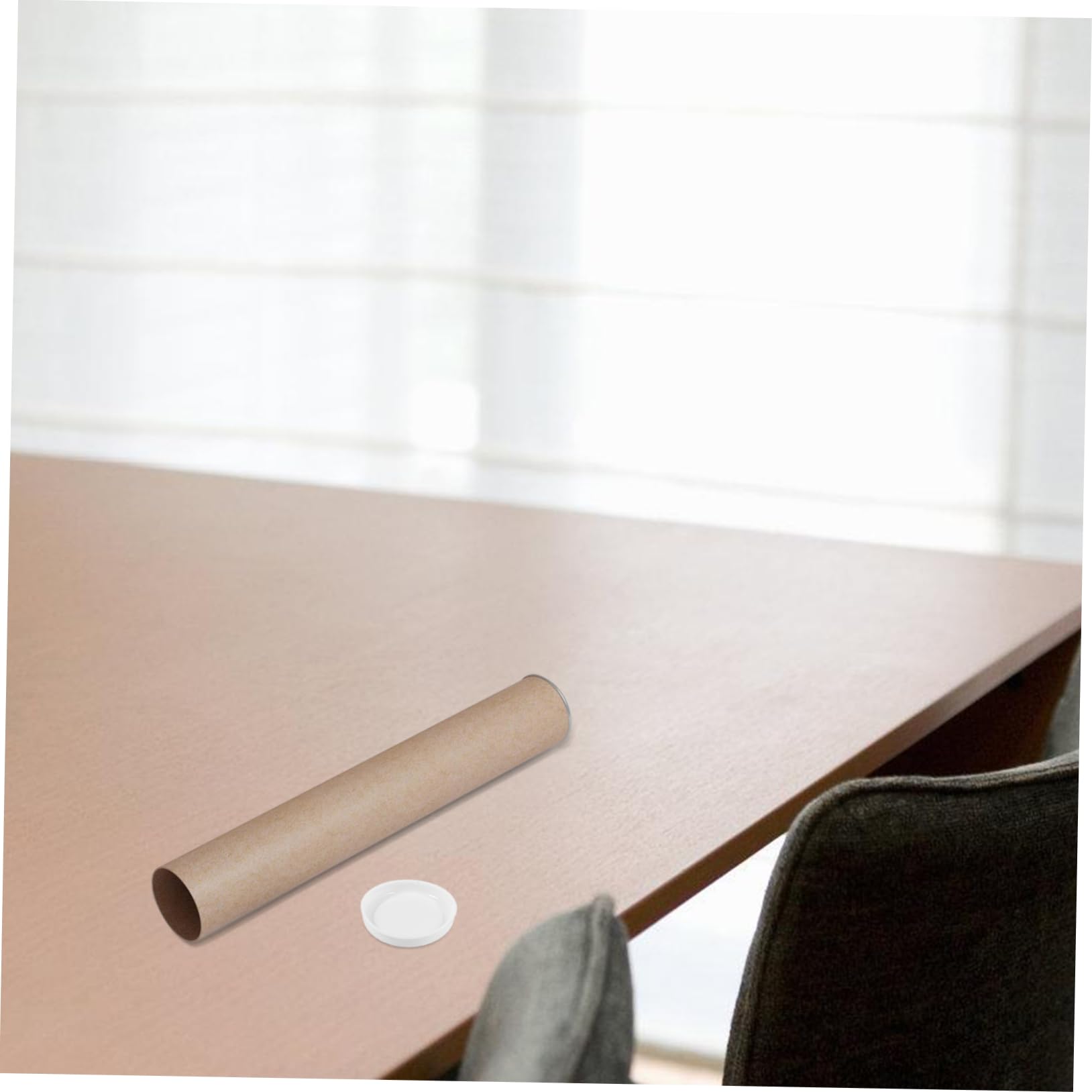 SEWACC 150 Pcs Paper Tube Mailing Tube Cap Poster Shipping Tube Cap Tube Pipe Cover Plug Shipping Mailing Tubes Lids Painting Paper Tube Cap Round End Cap Tops Tubes Caps Plastic White