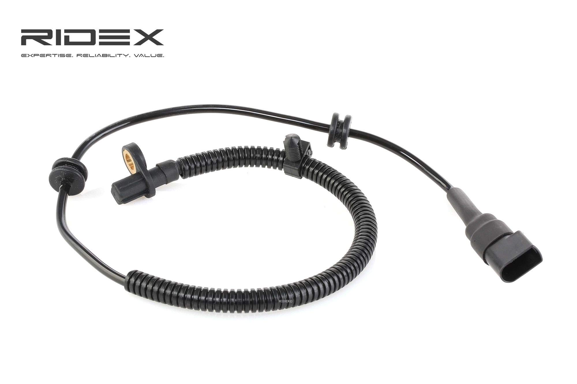 RIDEX 412W0136 Capteur ABS des deux côtés du pont Arrière Compatible avec FORD Focus Mk1 3/5 portes DAW, DBW