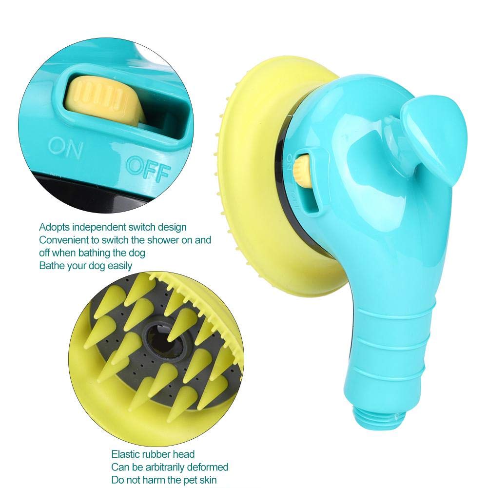 Pet Bathing Tool Pet Independent Switch Baded¨¹senmassage Duschkopf Reinigungsmittel f¨¹r Katzen Hunde
