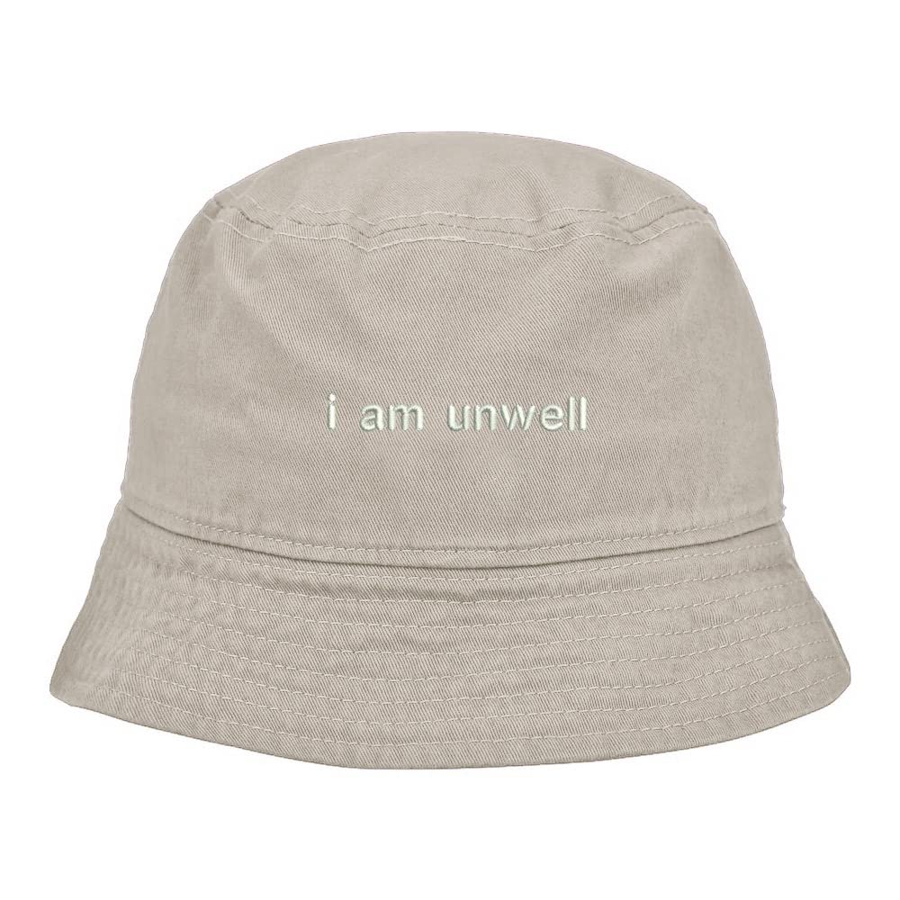Washed Cotton Bucket Hat Lightweight Embroidered Logo Washed Bucket Hat | Lightweight Cotton with Crosshatch Logo  main image 2