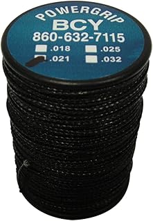 BCY Power Grip Serving Black .021 75 yds.