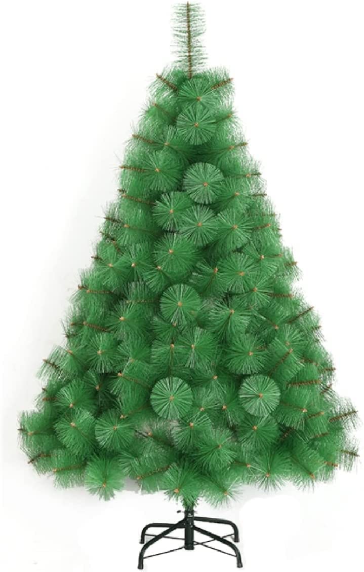 Christmas Tree 7ft Real Pine Needles Artificial Christmas Trees 210CM with 350 Full Branches Tips Xmas Tree for Home and Office, Easy Assembly Metal Stand