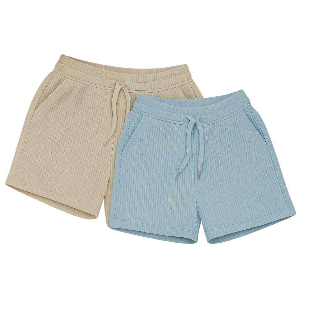 riglozi vastraa Women Casual Cotton Shorts | Ribbed Lounge Shorts Elastic Waist | Summer Shorts for Women | Comfortable, Sleepwear, Beach Shorts-picture-44