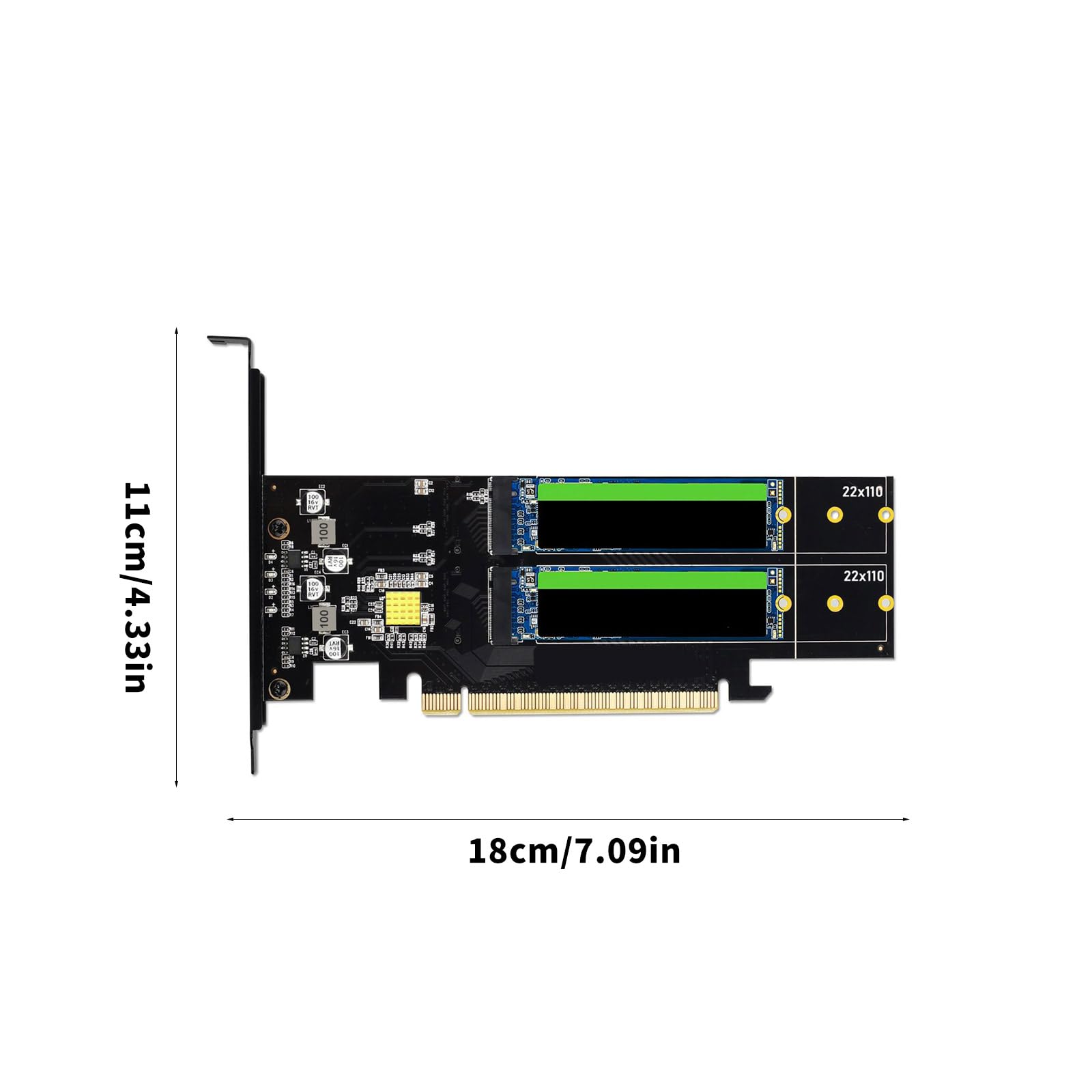 Tarjeta de expansión NVMe PCIe4.0 con gestión eficiente del