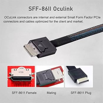Amazon.com: NFHK Oculink PCIe PCI-Express SFF-8611 4i to SFF