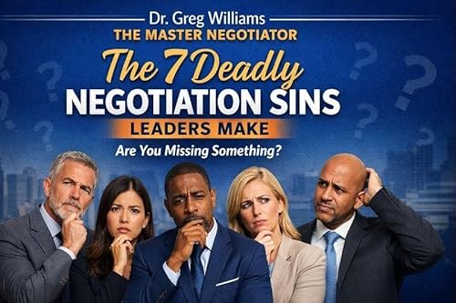 &ldquo;7 Deadly Negotiation Sins Leaders Make: How to Overcome Them&rdquo; copertina