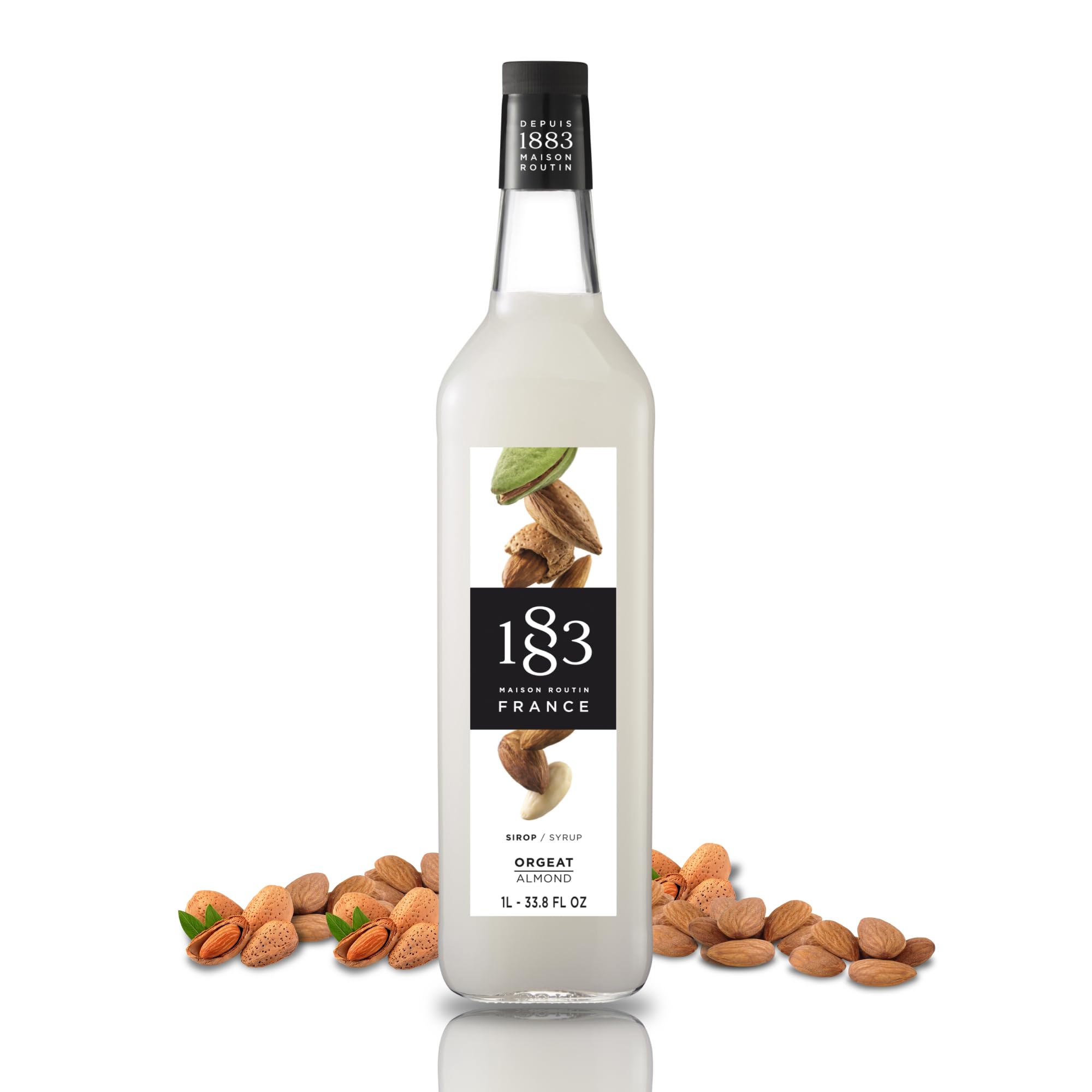 Amazon.com: 1883 Almond Syrup for Drinks, Made in France, 1 Liter