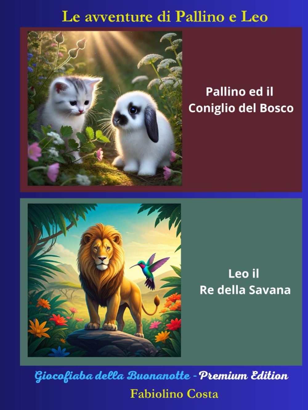 Pallino e Leo Giocofiaba della Buonanotte livre enfant premium