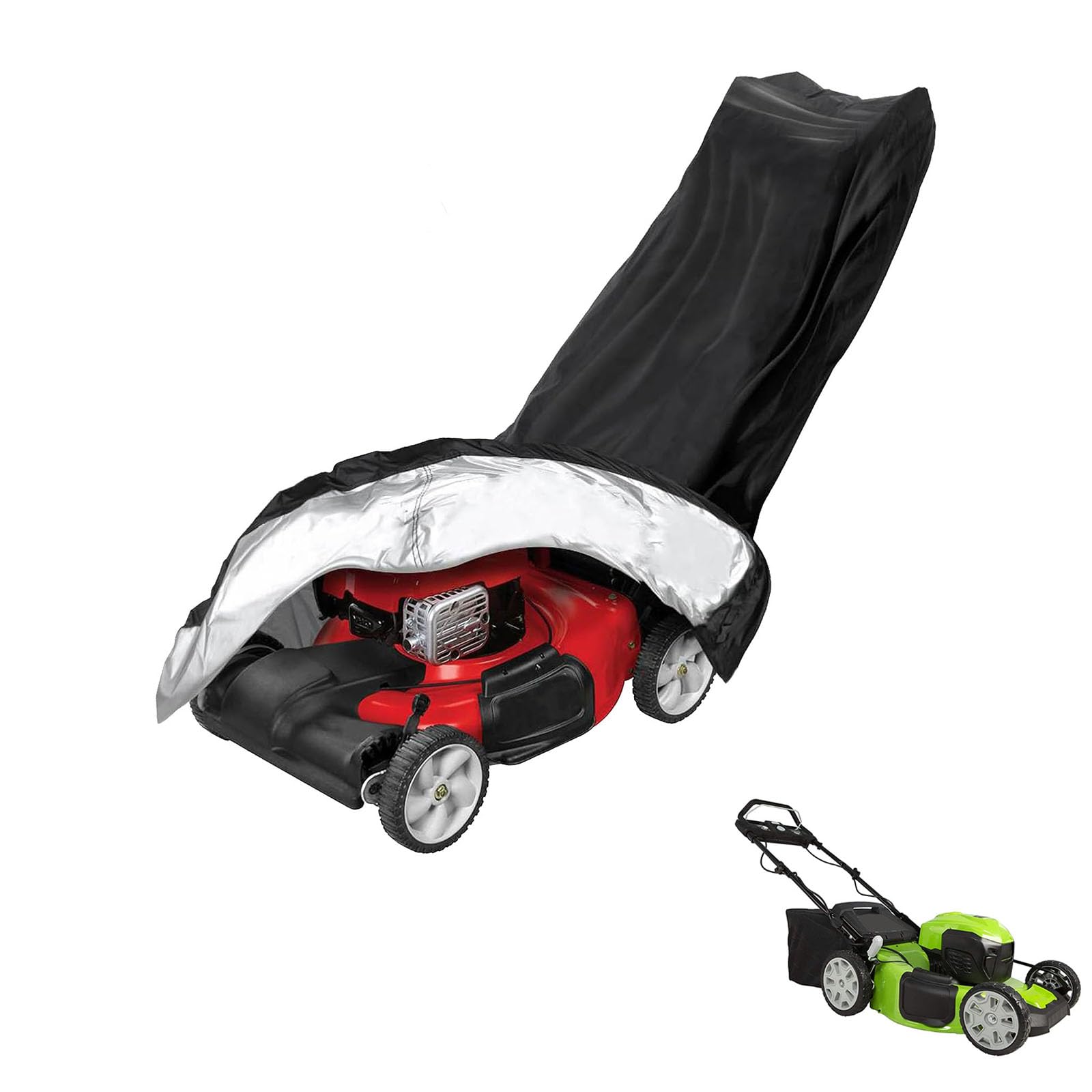 lawnmower cover Compatible with Greenworks MO40L4413 ,waterproof and sun,suitable for indoor and outdoor use all year round, comes with a storage bag