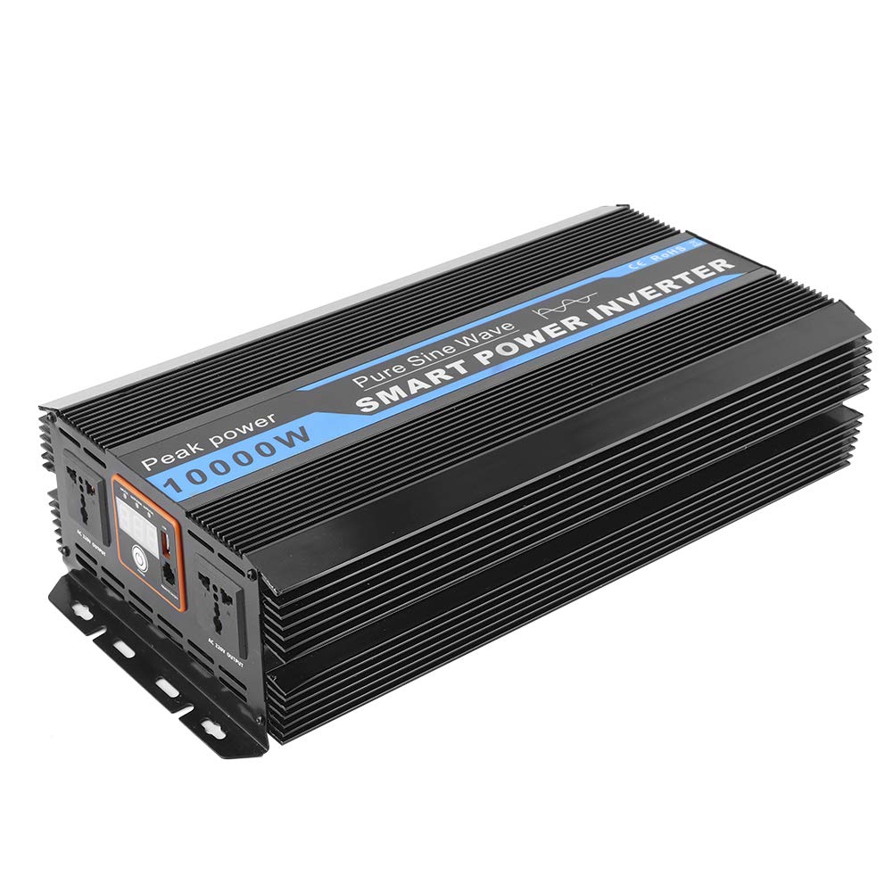 Samochodowy Konwerter Zasilania o Mocy 10000 W Transformator Czysty Sinusoidalny Przetwornica Napięcia 12 V do -240 V o Niskim Poziomie SzumóW Przetwornica Samochodowa Czystosinusowy