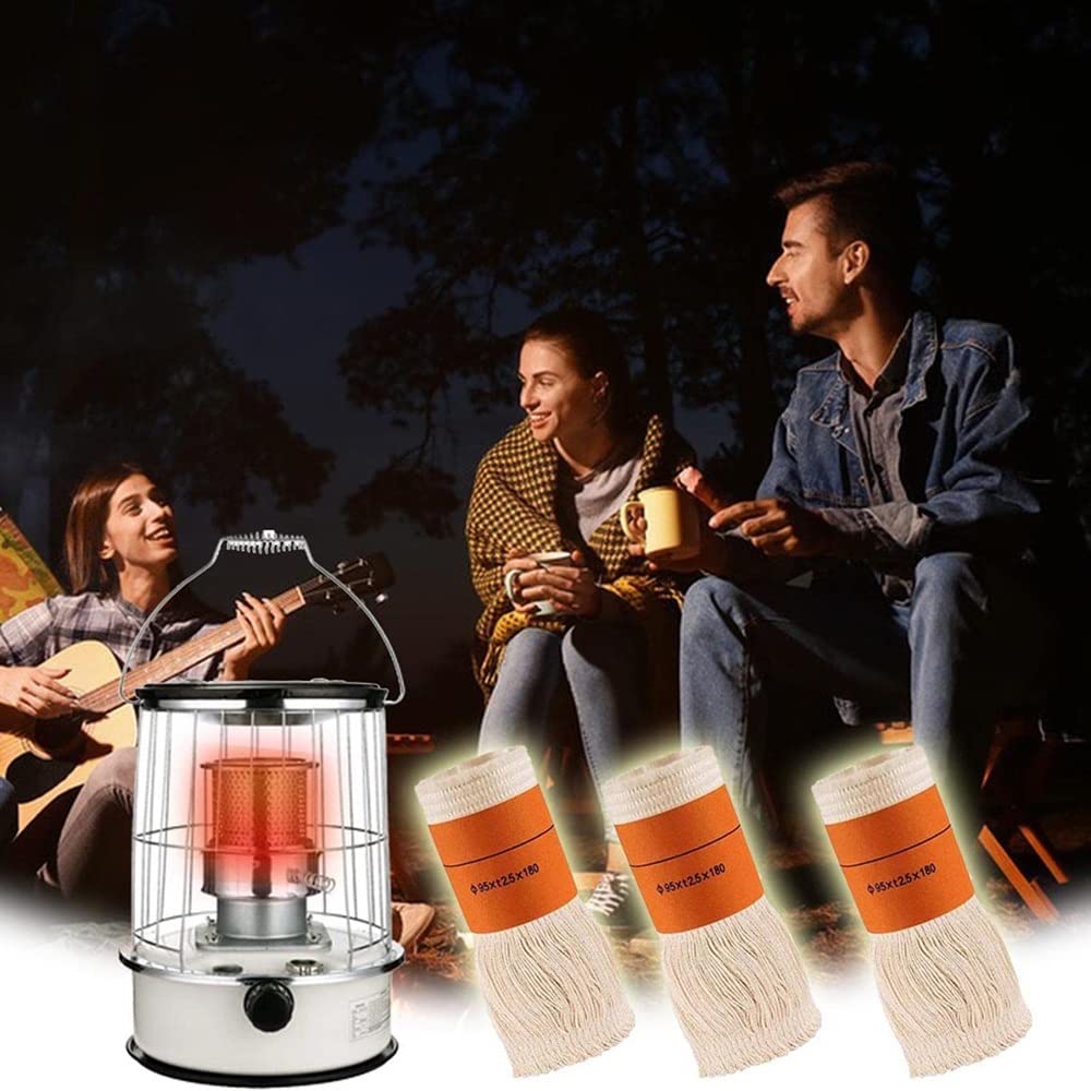 Amazon.com: WEBUP Φ95mm Kerosene Heater Wick Kerosene Stove Replacement Wick  Cotton Core Wick Smoke Free Heat Resistant Wicks for Tent Heater Space  Heater (Size : 3pcs) : Home u0026 Kitchen