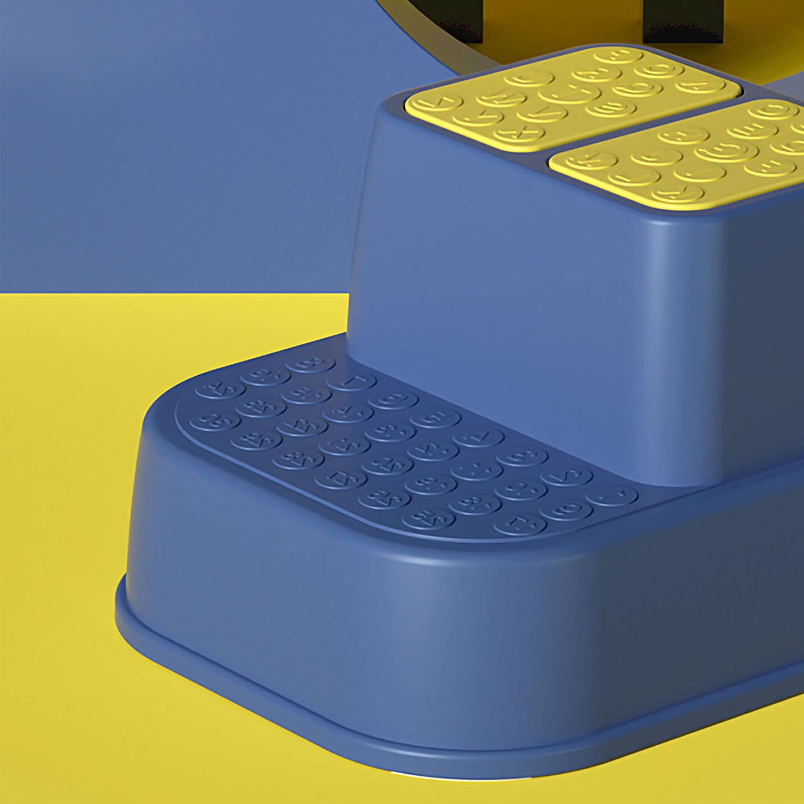 mingzhe Sgabello per WC in Plastica Antiscivolo Resistente per Sgabello da Bagno Bambini Piccoli