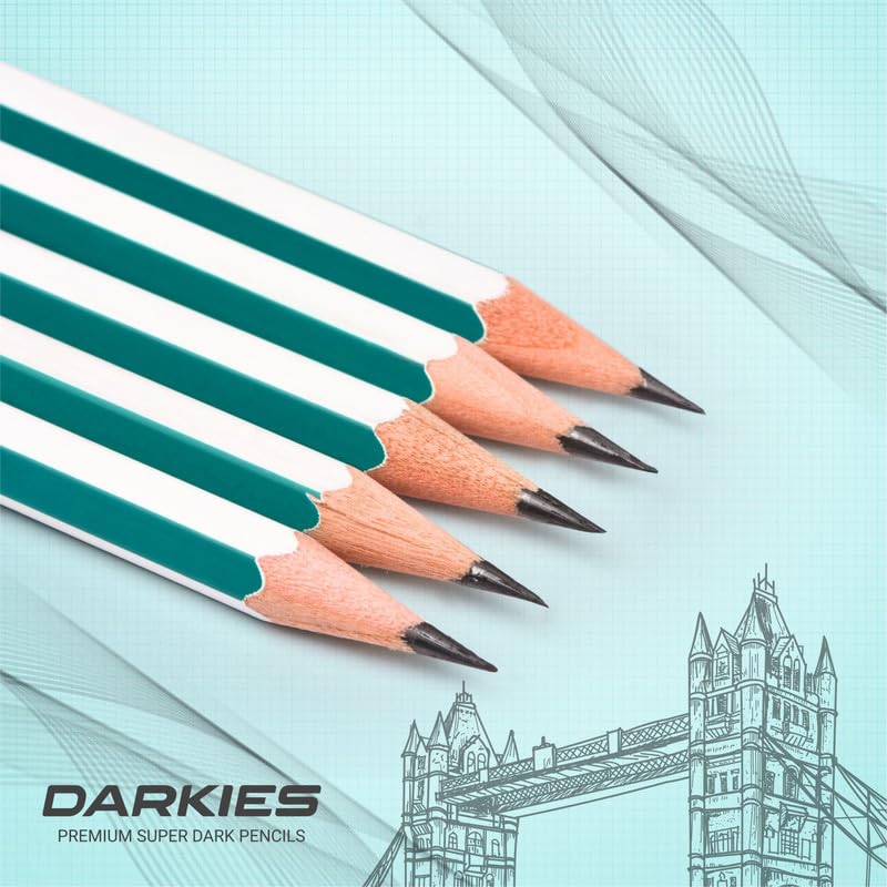 Image of HAUSER ARTZ Dark Pencils Set 20 Pcs Multicolor Pencils | Extra Dark Lead for Smooth Writing | Ideal for Kids School Use & Drawing
