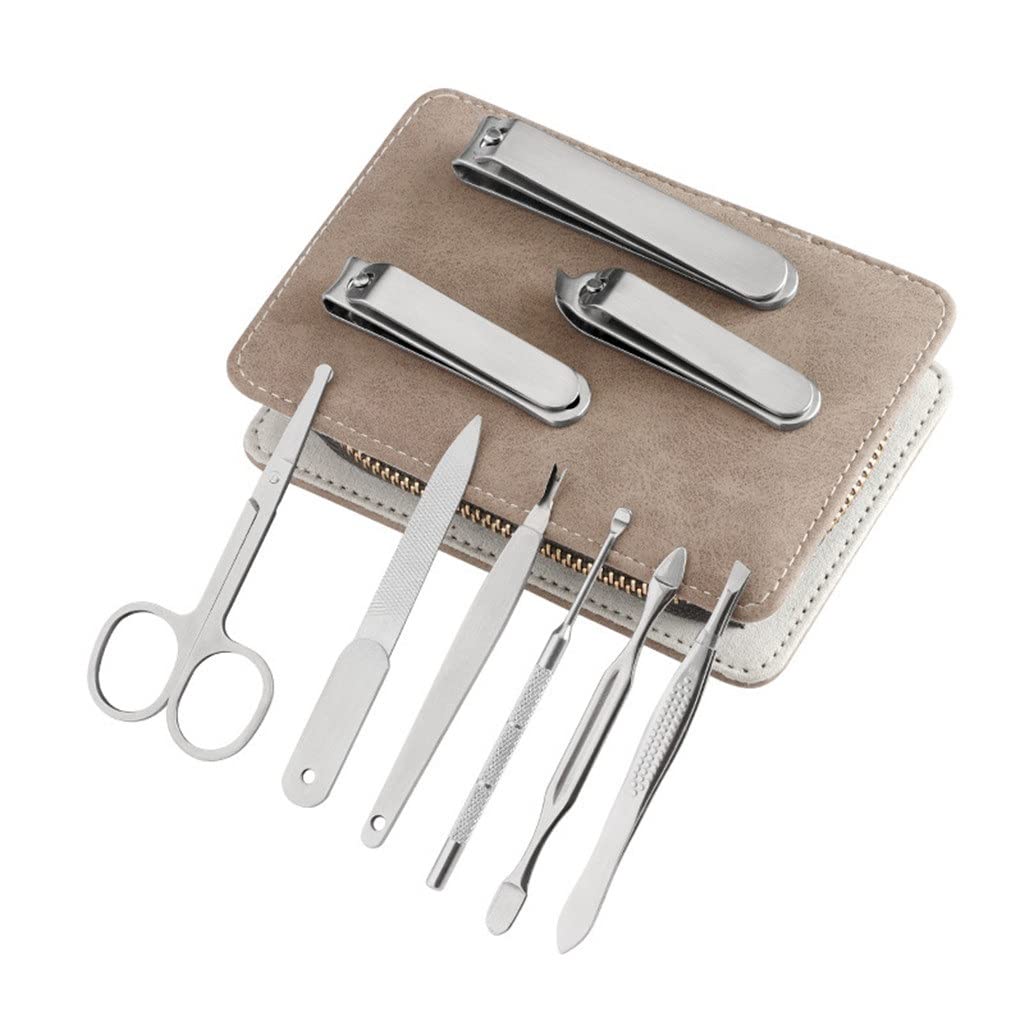 Tragbares Maniküre-Nagelknipser-Werkzeug-Set, professioneller Cutter, Pediküre-Schere aus rostfreiem Stahl