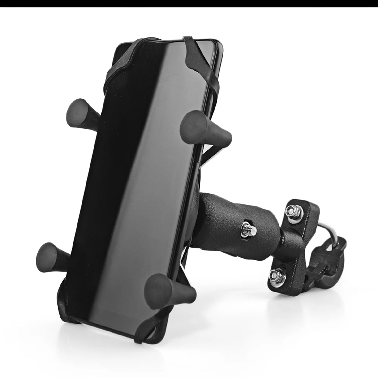 FFOCCO Manubrio Porta Cellulare Moto Per 7+ 6s Per Telefono Da 3,5-6 Pollici Supporto Per Telefono Per Moto Supporto Per Manubrio Per Supporto Per Smartphone Cellulare Porta Cellulare Bici