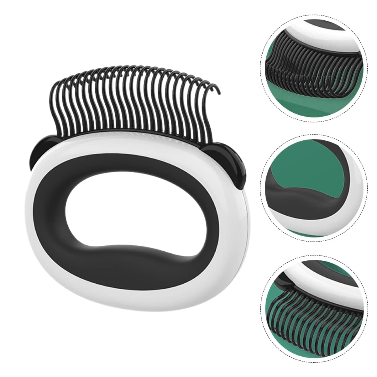 Mipcase 5stücke Katzenhaarbürste Mit Sanften Zähnen Effektiver Entfilzungskamm Für Katzen Und Kitten Entfernt Mühelos Lose Und Unterwolle Ergonomisches Design Für Angenehme Anwendung