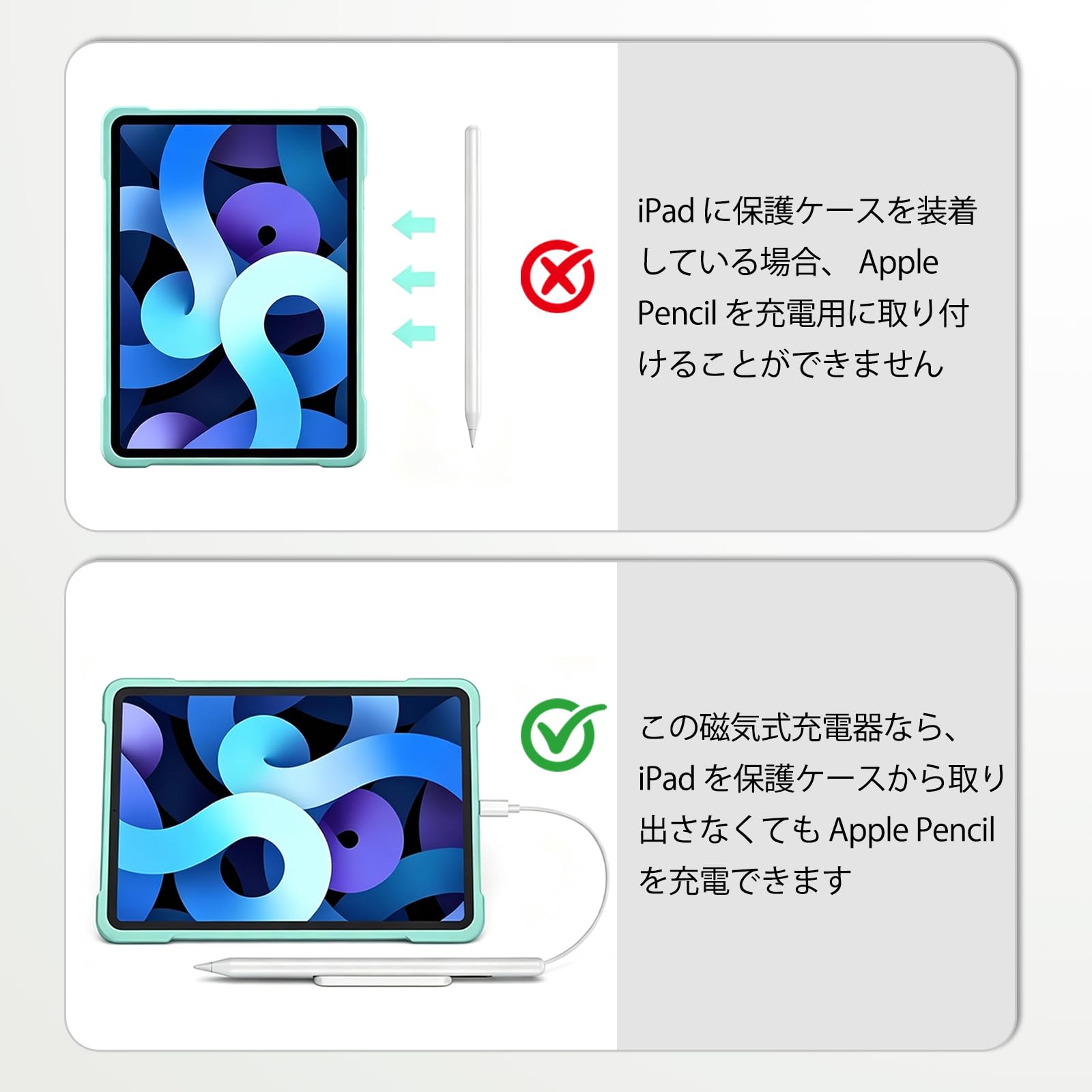 Amazon.co.jp: TABLIKE ワイヤレス充電スタンド に適合する iPad