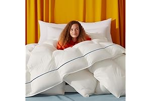 Bedsure Goose Feather Down Comforter: Indulge in the Luxury of All-Season Comfort